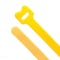 South Main Hardware Cable Tie, 8 in L, 2.3 in Max Bundle Dia., Yellow, 6 lbs Strength, 10 PK 222178 - alternate 3